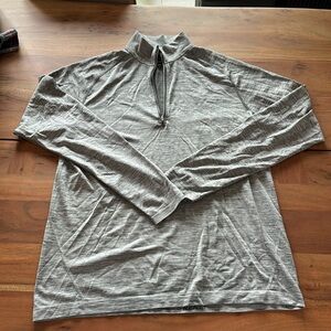 Lululemon grey quarter zip